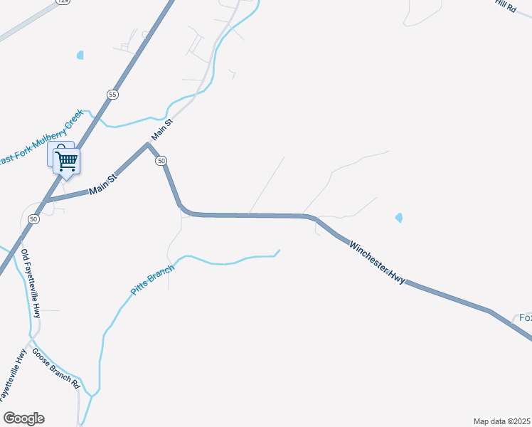 map of restaurants, bars, coffee shops, grocery stores, and more near 571 Winchester Highway in Lynchburg