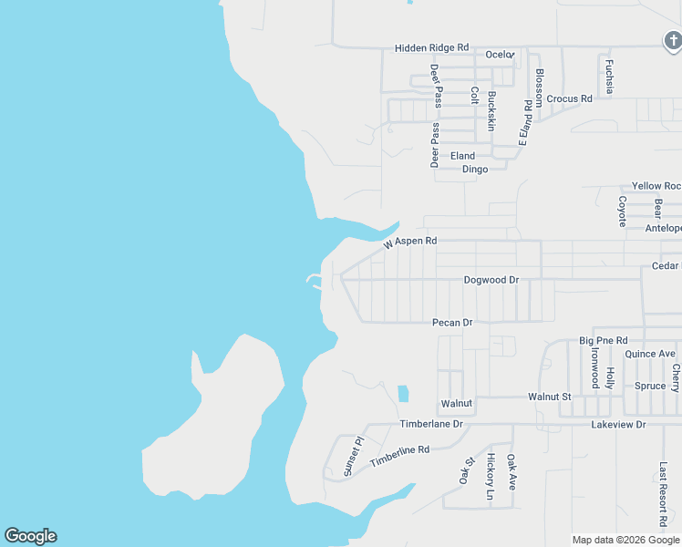 map of restaurants, bars, coffee shops, grocery stores, and more near Dogwood Road in Stigler