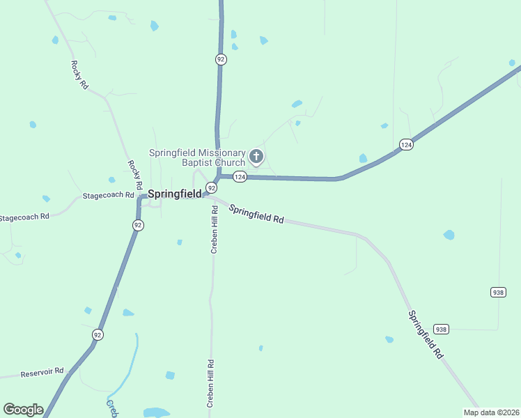 map of restaurants, bars, coffee shops, grocery stores, and more near 43 Springfield Road in Springfield