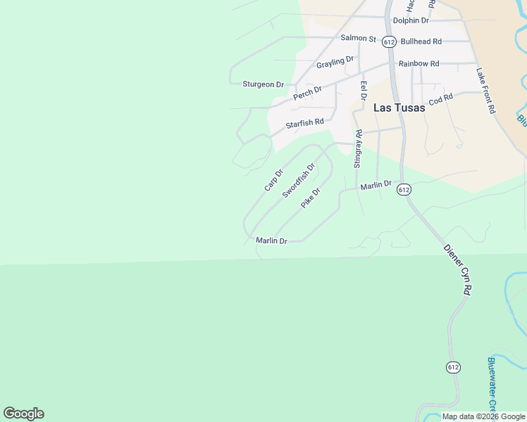 map of restaurants, bars, coffee shops, grocery stores, and more near 62 Swordfish Drive in Thoreau