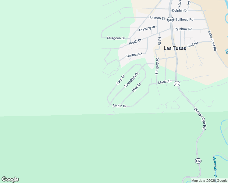 map of restaurants, bars, coffee shops, grocery stores, and more near 62 Swordfish Drive in Thoreau