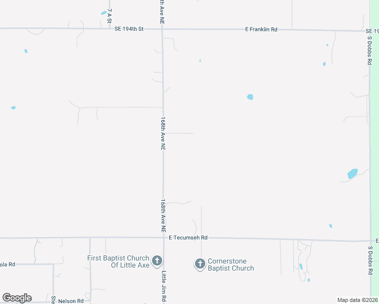 map of restaurants, bars, coffee shops, grocery stores, and more near 4029 168th Avenue Northeast in Norman