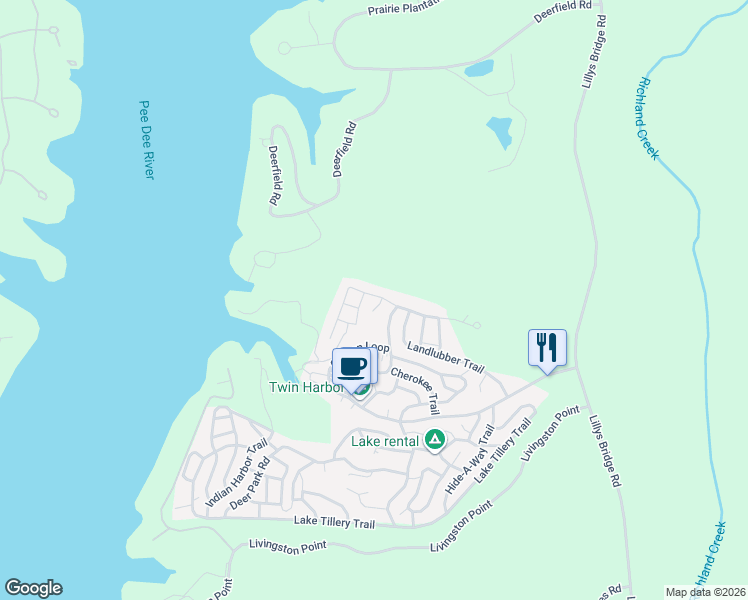 map of restaurants, bars, coffee shops, grocery stores, and more near 178 Roberts Ridge Road in Mount Gilead
