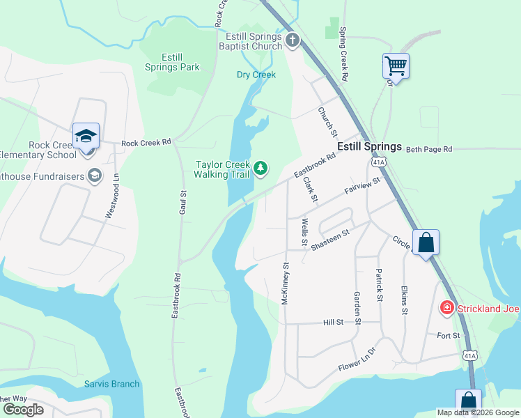 102 Quail Court, Estill Springs TN Walk Score