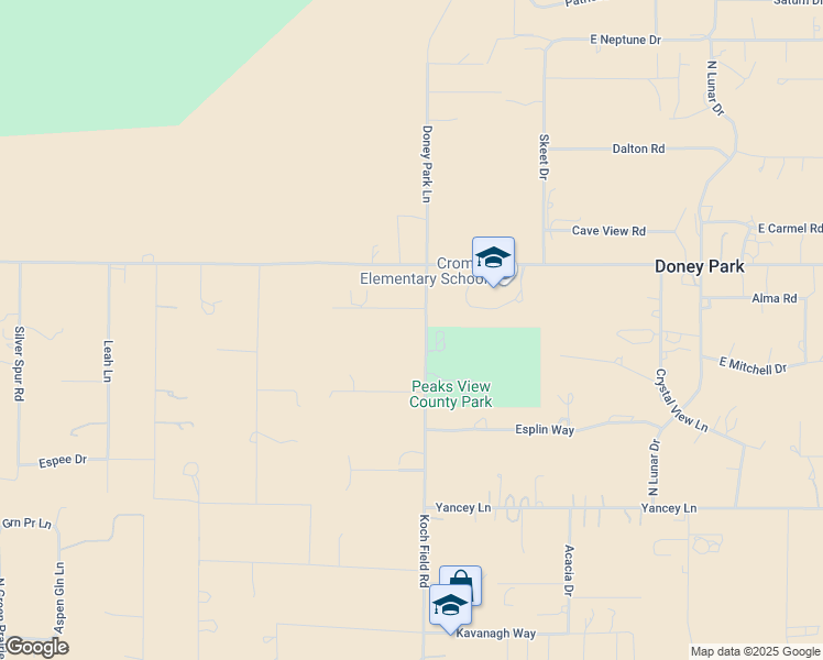 map of restaurants, bars, coffee shops, grocery stores, and more near 8880 Koch Field Road in Flagstaff