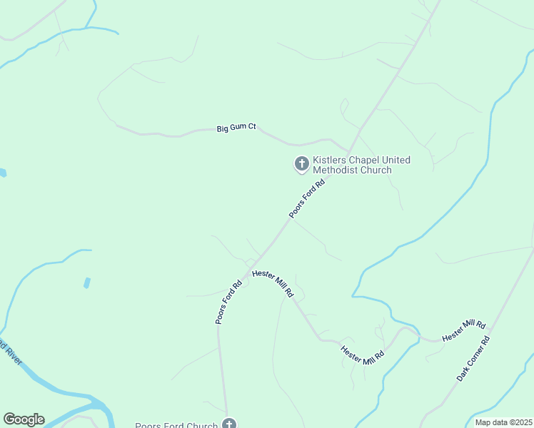 map of restaurants, bars, coffee shops, grocery stores, and more near 3126 Poors Ford Road in Rutherfordton