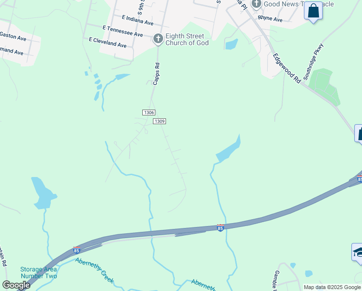 map of restaurants, bars, coffee shops, grocery stores, and more near 559 Steel Road in Bessemer City