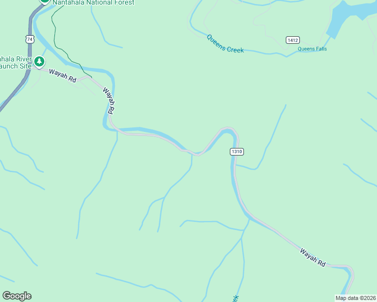 map of restaurants, bars, coffee shops, grocery stores, and more near 27395 Wayah Rd in Topton