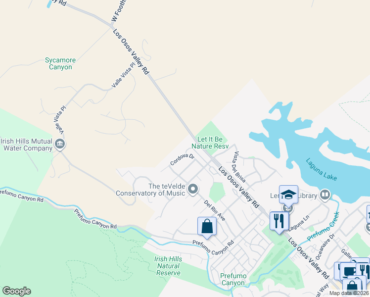 map of restaurants, bars, coffee shops, grocery stores, and more near 708 Clearview Lane in San Luis Obispo