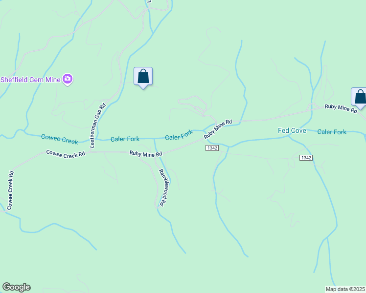 map of restaurants, bars, coffee shops, grocery stores, and more near 526 Ruby Mine Road in Franklin