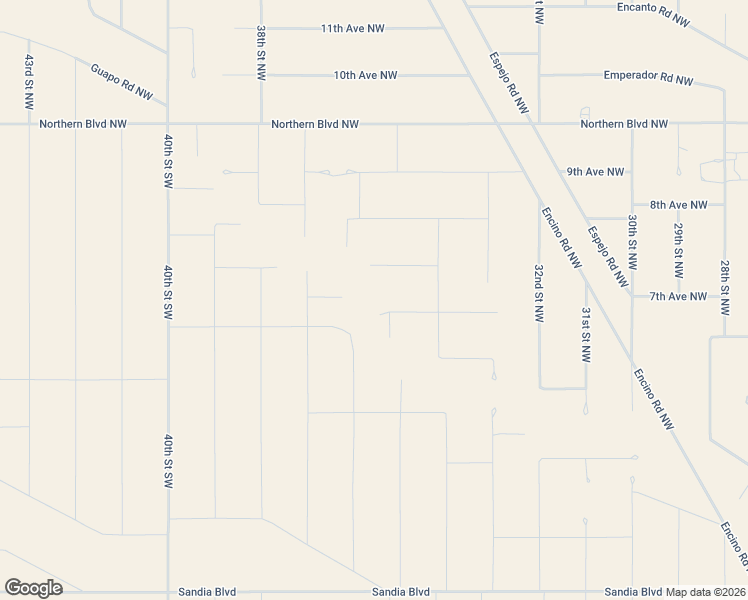 map of restaurants, bars, coffee shops, grocery stores, and more near 6th Avenue Northwest in Rio Rancho
