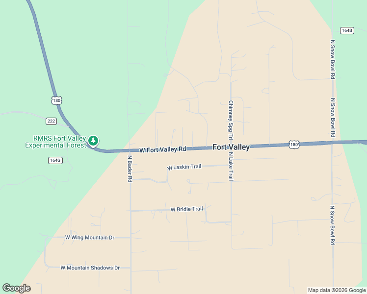 map of restaurants, bars, coffee shops, grocery stores, and more near 4739 West Laskin Trail in Flagstaff