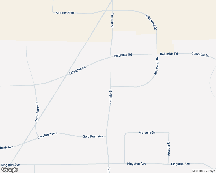 map of restaurants, bars, coffee shops, grocery stores, and more near Columbia Road in California City