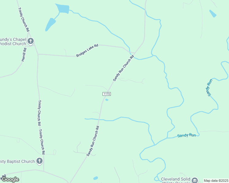 map of restaurants, bars, coffee shops, grocery stores, and more near 633 Sandy Run Church Road in Mooresboro