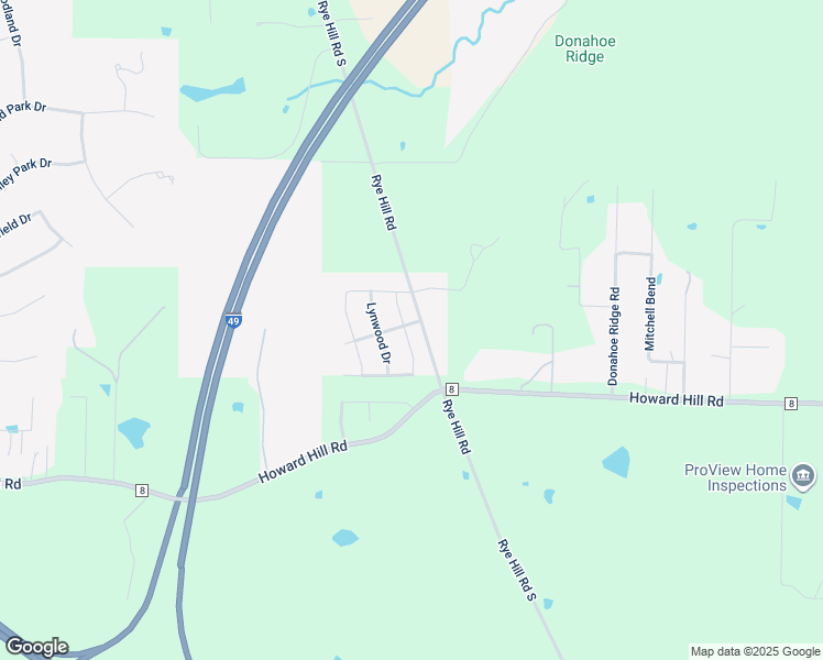 map of restaurants, bars, coffee shops, grocery stores, and more near 12201 Sycamore Street in Fort Smith