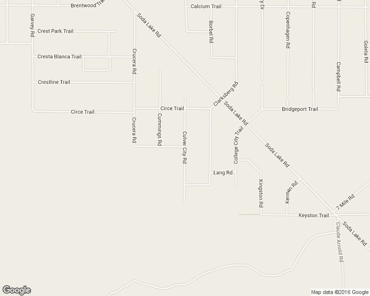 map of restaurants, bars, coffee shops, grocery stores, and more near Culver City Road in San Luis Obispo County
