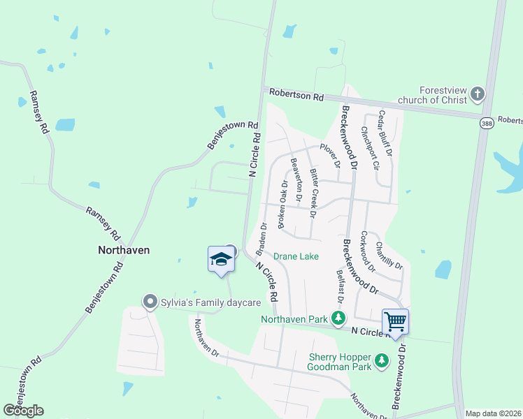 map of restaurants, bars, coffee shops, grocery stores, and more near 685 McWhirter Avenue in Memphis