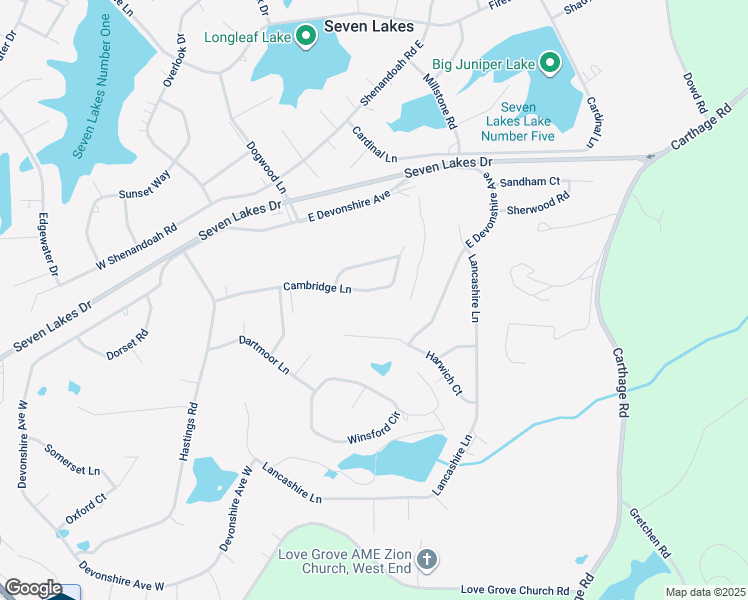 map of restaurants, bars, coffee shops, grocery stores, and more near 130 Cambridge Lane in West End