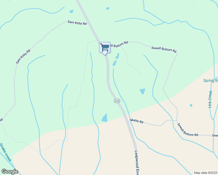 map of restaurants, bars, coffee shops, grocery stores, and more near 4013 Leapwood Enville Road in Adamsville