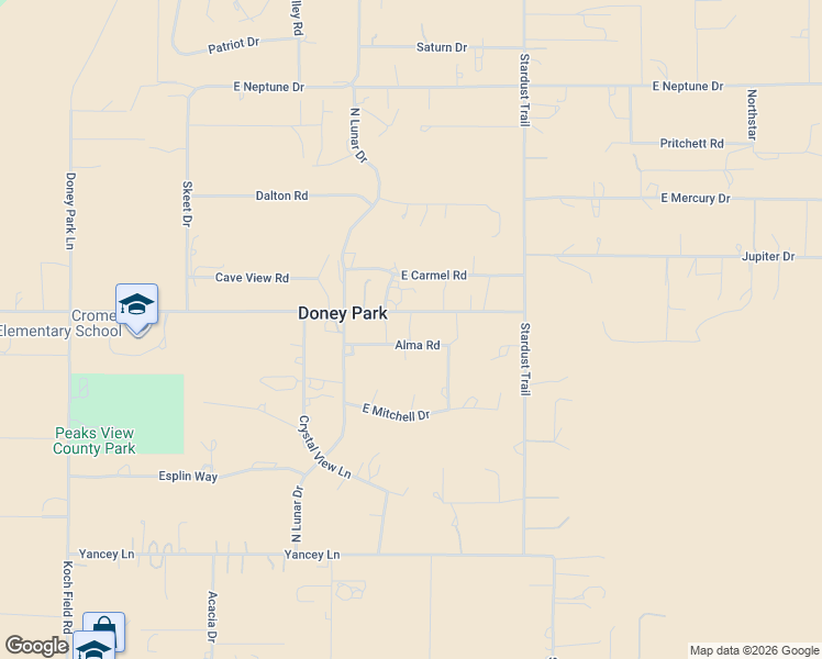 map of restaurants, bars, coffee shops, grocery stores, and more near 7715 Silver Saddle Road in Flagstaff