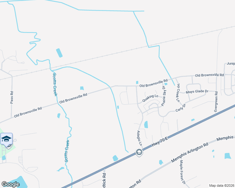 map of restaurants, bars, coffee shops, grocery stores, and more near 9708 Old Brownsville Road in Lakeland