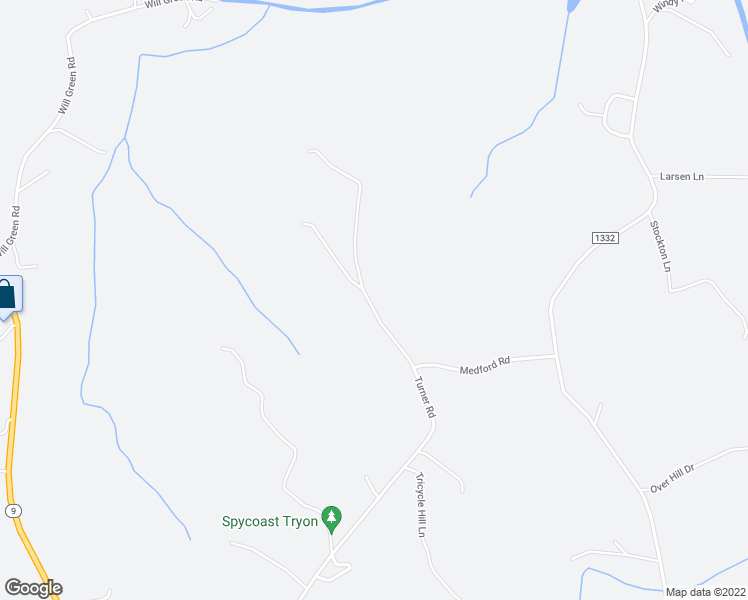 map of restaurants, bars, coffee shops, grocery stores, and more near 1262 Turner Road in Tryon