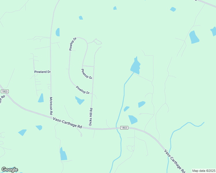 map of restaurants, bars, coffee shops, grocery stores, and more near 288 Dicks Hill Road in Carthage