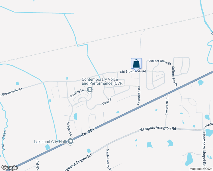 map of restaurants, bars, coffee shops, grocery stores, and more near 10170 Mays Glade Drive in Lakeland