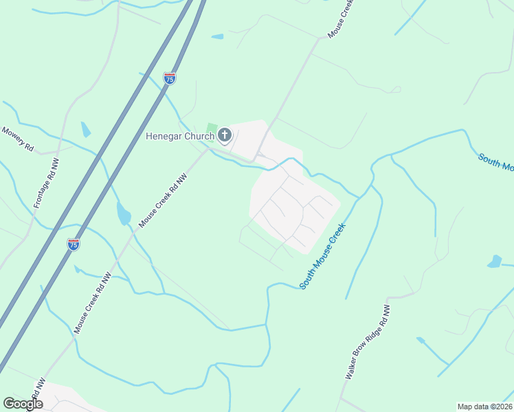 map of restaurants, bars, coffee shops, grocery stores, and more near 7486 Mouse Creek Rd NW in Cleveland