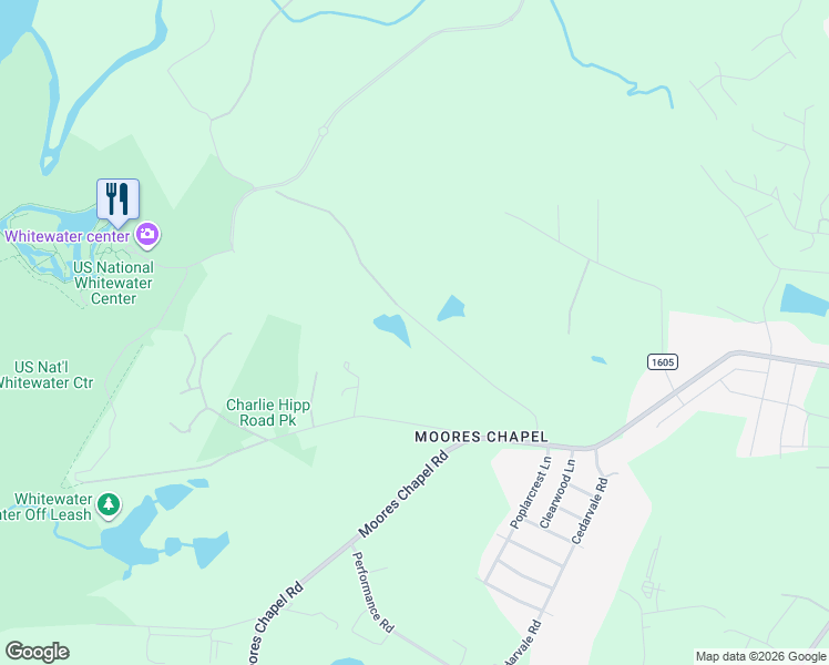 map of restaurants, bars, coffee shops, grocery stores, and more near 1300 Hawfield Road in Charlotte