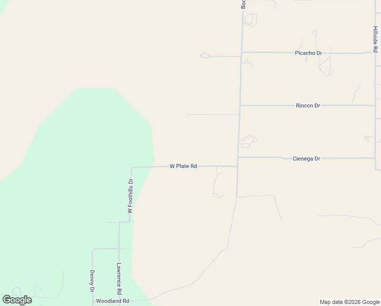 map of restaurants, bars, coffee shops, grocery stores, and more near 2740 Rincon Place in Williams