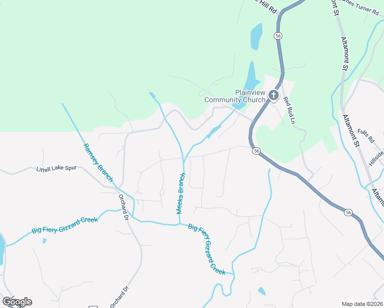 map of restaurants, bars, coffee shops, grocery stores, and more near 307 Mount View Lane in Tracy City