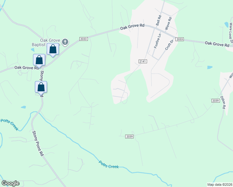 map of restaurants, bars, coffee shops, grocery stores, and more near 213 Bell Road in Kings Mountain