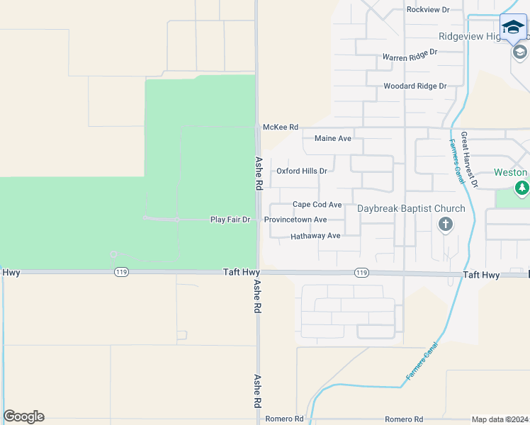map of restaurants, bars, coffee shops, grocery stores, and more near 9313 Wellfleet Drive in Bakersfield