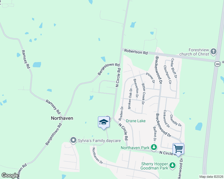 map of restaurants, bars, coffee shops, grocery stores, and more near 655 McWhirter Avenue in Memphis