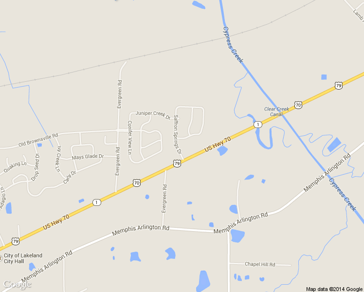 map of restaurants, bars, coffee shops, grocery stores, and more near 5272 Saffron Springs Drive in Lakeland