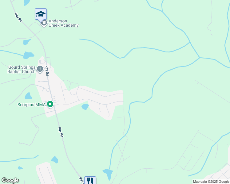 map of restaurants, bars, coffee shops, grocery stores, and more near 309 Kensington Drive in Spring Lake