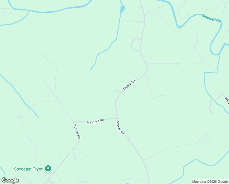 map of restaurants, bars, coffee shops, grocery stores, and more near 1125 Moore Road in Tryon