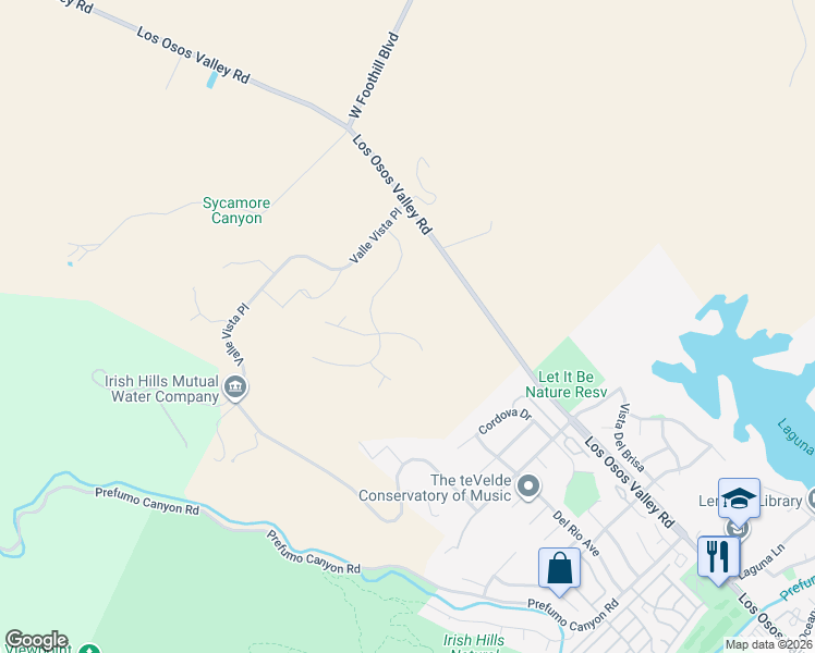 map of restaurants, bars, coffee shops, grocery stores, and more near 440 Slender Rock Place in San Luis Obispo
