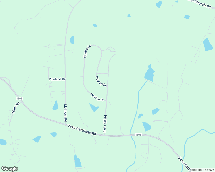 map of restaurants, bars, coffee shops, grocery stores, and more near 288 Dicks Hill Road in Carthage