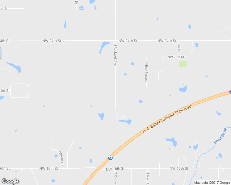 map of restaurants, bars, coffee shops, grocery stores, and more near North Rockwell Avenue in Newcastle