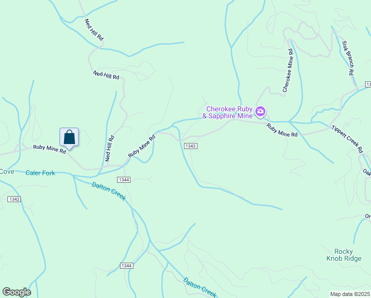map of restaurants, bars, coffee shops, grocery stores, and more near 2157 Ruby Mine Road in Franklin