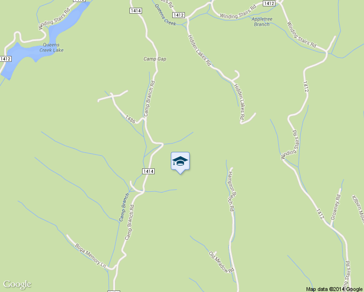 map of restaurants, bars, coffee shops, grocery stores, and more near 2801 Camp Branch Road in Topton