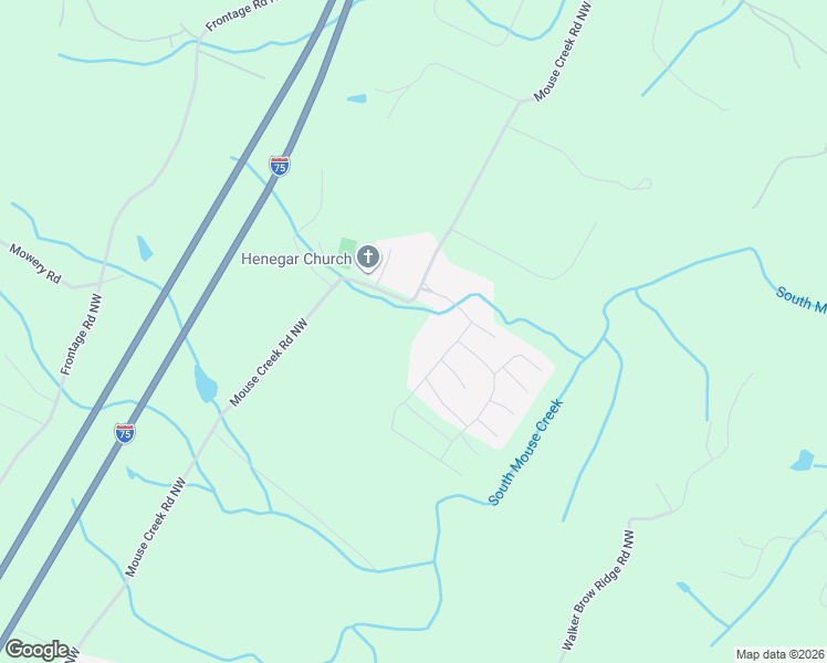 map of restaurants, bars, coffee shops, grocery stores, and more near 7486 Mouse Creek Road Northwest in Cleveland