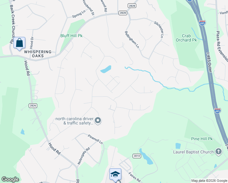 map of restaurants, bars, coffee shops, grocery stores, and more near 4819 Ardenwoods Drive in Charlotte