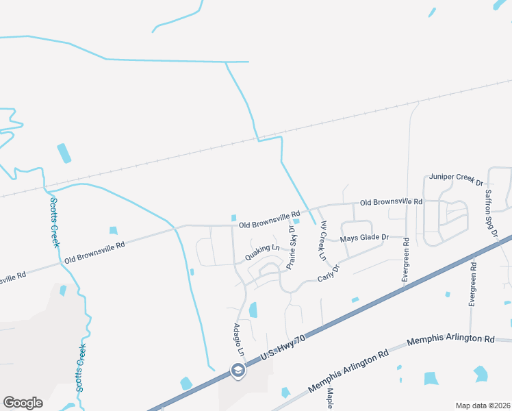 map of restaurants, bars, coffee shops, grocery stores, and more near 5262 Purple Moor Cove in Arlington