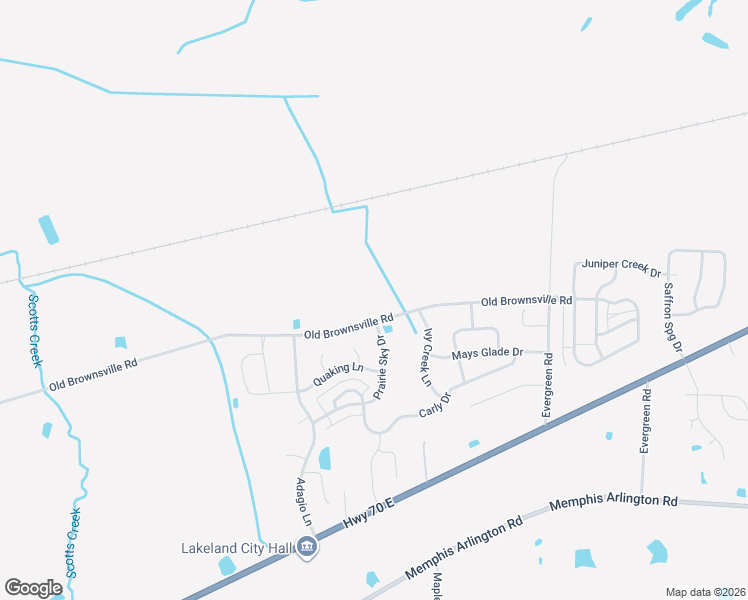 map of restaurants, bars, coffee shops, grocery stores, and more near 10070 Old Brownsville Road in Arlington