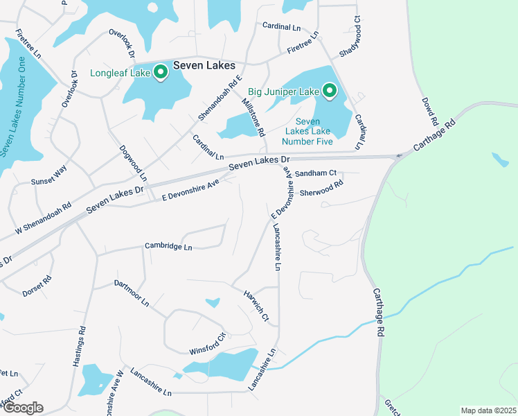 map of restaurants, bars, coffee shops, grocery stores, and more near 103 Lancashire Lane in West End