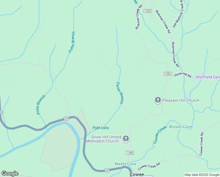 map of restaurants, bars, coffee shops, grocery stores, and more near 88 Pawprint Lane in Franklin