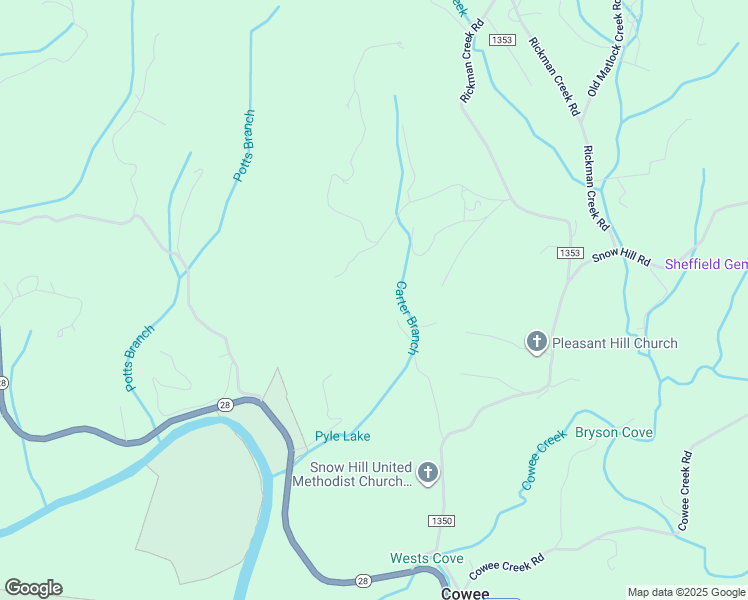 map of restaurants, bars, coffee shops, grocery stores, and more near 88 Pawprint Lane in Franklin